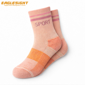 Chaussettes de randonnée pour hommes en <span class=keywords><strong>laine</strong></span> mérinos, 18,5 microns, 2/48 Nm, respirantes, thermiques, anti-humidité, anti-odeurs, chaussettes d'extérieur - Product Image 3
