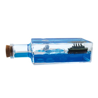 Nouvelle bouteille de vin Design créatif intérieur accessoires décor à la maison bateau de croisière liquide nordique jouet cadeau bureau ornement décoratif