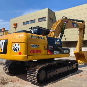 Excavadora de cadenas usada de alta calidad 2023 para la serie 320D de 20 toneladas con motor, caja de cambios y bomba - Certificación ISO CE EPA, 1 año de garantía - Product Image 2
