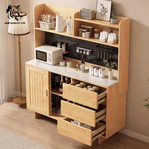 china supplier well priced custom logo huge stock eco-friendly <b>sideboard</b> new designed living room furniture wood <b>kitchen</b> cabinet - Product Image 4