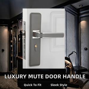 VEGA DW-07 CN Nuovo Design Maniglie per Porte Interne di Lusso Serrature Moderne Silenziose Set di Maniglie a Leva <span class=keywords><strong>in</strong></span> Lega di Zinco per Porte <span class=keywords><strong>in</strong></span> <span class=keywords><strong>Legno</strong></span> - Product Image 2