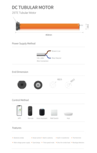 Rèm cuốn tự động Tuya thiết kế êm ái, rèm cửa bằng vải PVC, rèm che nắng, rèm cửa sổ trời, sử dụng ngoài trời và trong nhà hàng ngày, đóng hộp. - Product Image 5