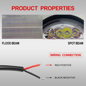 Lampu Kerja <span class=keywords><strong>LED</strong></span> SUV 4WD Bulat 4.6 inci IP67 30w Combo Beam untuk Kendaraan Off Road 4x4 Lampu Bantu Mengemudi <span class=keywords><strong>12v</strong></span> <span class=keywords><strong>24v</strong></span> - Product Image 2