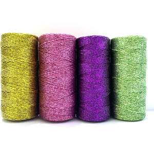 ROPEMATE Cordon métallique doré 1mm 1.5mm 3 brins 100m pour artisanat de Noël et emballage cadeau - Product Image 3