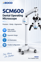Microscope opératoire dentaire SCM600, grossissement réglable à 5 vitesses, tube binoculaire pour clinique dentaire