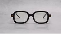 Lunettes progressives personnalisées anti-lumière bleue à monture épaisse avec verres de haute correction
