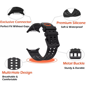 Cinturino Sportivo Marino per <span class=keywords><strong>Samsung</strong></span> Galaxy Watch <span class=keywords><strong>Ultra</strong></span> 47mm 2026, Traspirante in Silicone Oceanico per Uomo e Donna - Product Image 3