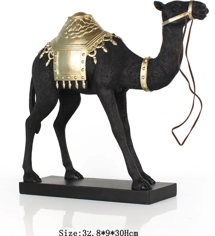 Средиземноморский стиль домашнее интерьерное украшение садовая статуя скульптура современная статуя верблюда статуя животное ремесло