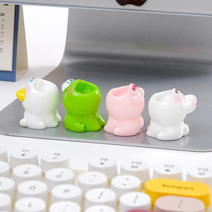 KI yuewu Grenouille à grande bouche, <span class=keywords><strong>petit</strong></span> animal mignon, maison de poupée, accessoires décoratifs DIY, bureau de voiture, porte-stylo, <span class=keywords><strong>petit</strong></span> ornement - Product Image 3