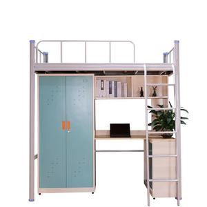 Literas de metal baratas de alta resistencia, cama de acero comercial, cama de dos pisos para adultos y estudiantes, Litera Para Adultos - Product Image 3