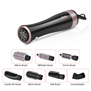 ชุดหวีจัดแต่งทรงผม Dsp รุ่น 50020 มัลติฟังก์ชั่น ลมร้อน-เย็น ม้วนผมตรง สีชมพู-ดำ ใช้ไฟฟ้า ร้อนเร็ว - Product Image 4