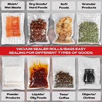 Mesin Pengemas Vakum Digital Otomatis HOVER PW420A Panjang Segel 42CM 110/220V Colokan US Kantong Plastik Bertekstur untuk Bahan Kimia