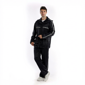 Impermeable de Poliéster PVC 190T18S de Yiwu Chenyuan, con Capucha, Reforzado, Recubierto, Luminoso en la Oscuridad, para Adultos, para Camping, 20KG - Product Image 1