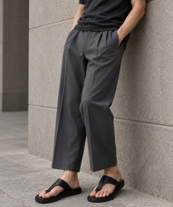 Sandales PUP faites à la main en cuir véritable, avec entre-doigts tubulaire, semelle épaisse antidérapante, légères, classiques d'été, confortables - Product Image 1