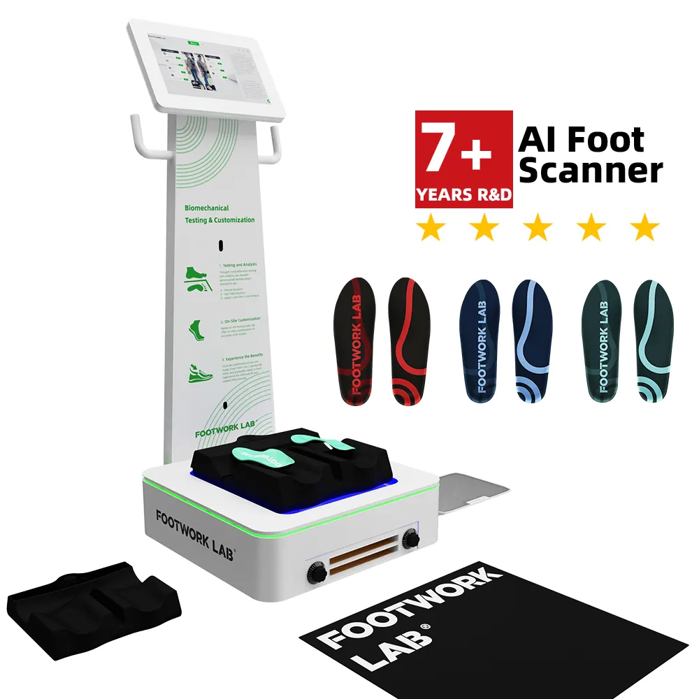 Scanner de pied d'analyse de démarche populaire Kit de soins des pieds Mesure de la pression Scanner de pied de détection AI