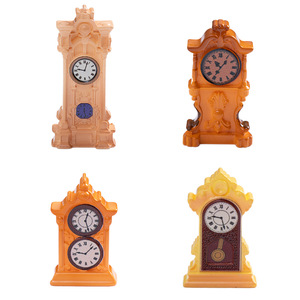 <b>Miniature</b> Home Appliances Retro Dollhouse Mini Simulated Resin <b>Clock</b> Figurines Ornaments for DIY Diorama Micro Landscape Craft - Product Image 5