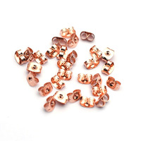 1000 pièces en acier inoxydable boucle d'oreille prise arrière paramètres de boucle d'oreille Base clous d'oreille bouchon arrière papillon bouchon d'oreille fabrication de bijoux à bricoler soi-même