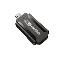 Adaptador de Red Inalámbrico USB de Doble Banda Gigabit de 1300 Mbps y 5 GHz para Computadoras Portátiles y de Escritorio