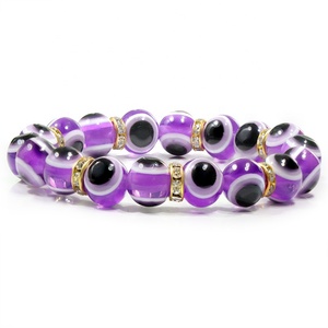 Pulsera de cuentas de ojo malvado de colores, personalizada, hecha a mano, de ojo turco, novedad de <span class=keywords><strong>2022</strong></span> - Product Image 4