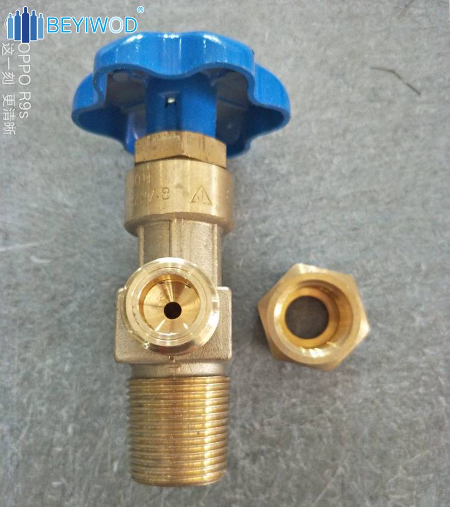 high quality CE TPET approval QF-2C Oxygen valve air compressed nitrogen cylinder valve