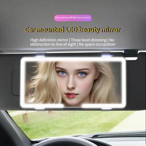 Cosmetic <b>Mirror</b> Led Rechargeable for <b>Car</b> Interior Decoration Visor <b>Cars</b> Trucks SUVs All Vehicles <b>Car</b> Sun Visor <b>Mirror</b> - Product Image 5