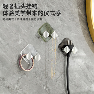 Adhesive <b>Wall</b> <b>Hooks</b> With Removable Design For Bathroom Storage And Organization - Product Image 2