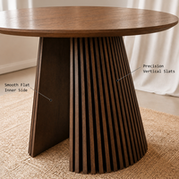 Table extensible en chêne de qualité supérieure, surface anti-rayures, grande capacité d'accueil, meubles