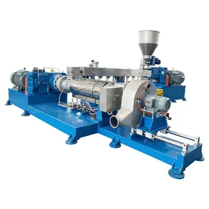 automatic color masterbatch parallel twin screws extruder machine masterbatch pvc compounders