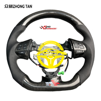 Volant sport en cuir à 3 branches en fibre de carbone pour Mitsubishi Outlander
