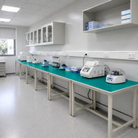 Mesa de Trabajo ESD de Marco Abierto Personalizada, Mesa Móvil para Laboratorio, Área Seca, Área de Instrumentos o Área de Operación Auxiliar