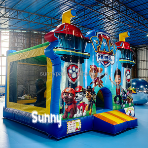 Castillo Inflable Combinado con Tobogán y Zona <span class=keywords><strong>de</strong></span> Brincos <span class=keywords><strong>de</strong></span> PVC Ecológico <span class=keywords><strong>de</strong></span> Grado Comercial, Diseño <span class=keywords><strong>de</strong></span> Patrulla Canina, para Niños <span class=keywords><strong>de</strong></span> 36 Meses - Product Image 3