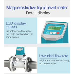 Débitmètre à section variable pour eau et liquides, RS485 Modbus, à bride, écran LCD, personnalisable OEM, modèle Anjun <span class=keywords><strong>AFV</strong></span>, 0-5m/s, précision +/-1% - Product Image 6
