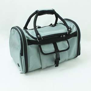 กระเป๋าใส่สัตว์เลี้ยงสำหรับเดินทางขนาดกลางมี2ช่องกระเป๋าขยายได้มีการจดสิทธิบัตร2ด้าน - Product Image 6