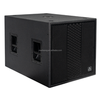 Nouveauté Équipement de renforcement audio professionnel Haute puissance Caisson de basses actif en bois de 18 pouces avec enceintes Line Array
