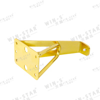 WINSTAR Langlebige Qualitäts-Möbelfüße Schräge Goldene Eisenguss Moderne Sofa- und Bettbeine