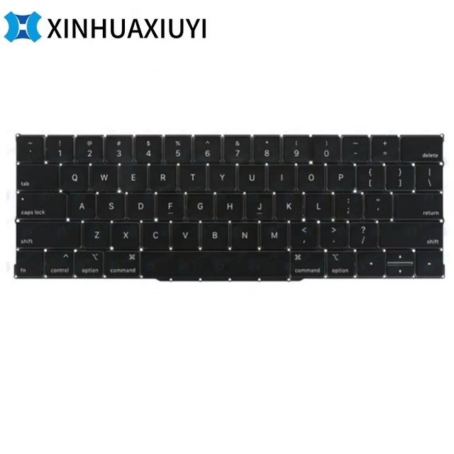 Buyee Laptop A2159 RU UK SP FR GR EMC3301 Keyboard for MacBook Pro 13.3" Replacement 2019 Year Black