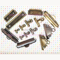 Abrazadera de encuadernación de oficina de 70mm y 110mm, Clip de tablero de bronce de latón antiguo dorado rosa arcoíris iridiscente, Clip dentado de portapapeles de Metal