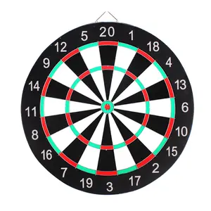 2020 Indoor 12 Inch Dart Board Plate Double-sided Professional Safety Dart Board With 4 Darts