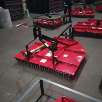 SANSEN FARMEQUIP4U Tractor Bush HOG, cortacésped de corte rotativo de tres puntos 5 pies 6 pies 4 pies
