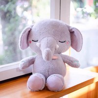 Animaux en peluche personnalisés avec étiquette de taille : Lapin, Éléphant, Ours en peluche, Jouets en peluche pour enfants