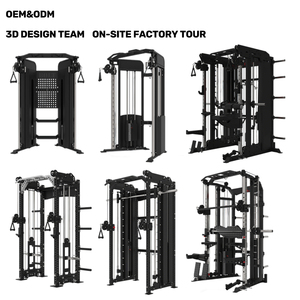 Attrezzo Fitness Multifunzione con Cavi Doppi e Smith Machine - Attrezzatura Completa All-in-<span class=keywords><strong>One</strong></span> per Esercizi di Fitness Unisex per <span class=keywords><strong>Palestra</strong></span> - Product Image 1