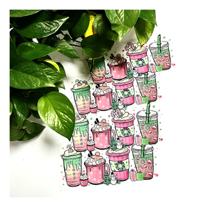 Autocollant holographique UV personnalisé pour impression par transfert, autocollant réfléchissant pour tasses, mugs, bouteilles, gobelets, pour la marque modèle UV824 - Product Image 2