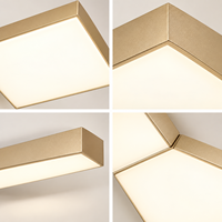 GOZONE signe des enseignes lumineuses LED personnalisées en forme de cube, suspendues au plafond, pour les halls d'hôtels et les magasins de détail.
