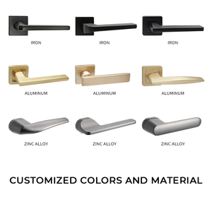 Oferta Especial Juego de Cerradura de Fácil Instalación de Lujo en Hierro para Manija de Puerta Interior - Product Image 2