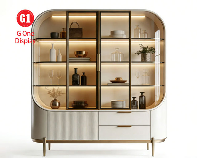Hot Sale Customized Perfume Showcase for Retail Shop Design for Cosmetics and Beauty Store Display Shelves