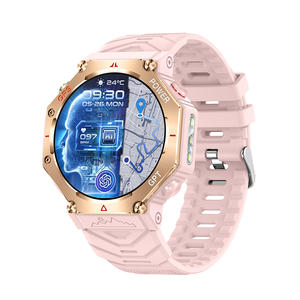 Montre connectée GPS d'extérieur HKSF MG91, étanche IP68, altimètre, boussole, baromètre, fréquence cardiaque, Chat GPT, batterie 550 mAh - Product Image 1