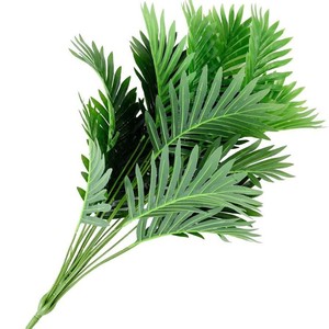 Plantas Verdes Realistas Más Vendidas - 18 Piezas de Hojas de <span class=keywords><strong>Palma</strong></span> para Decoración del Hogar, Jardín Exterior, Vegetación Artificial - Product Image 2