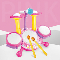 Multifunctional Kids Musical Instrument Toy Set Jazz Drum Keyboard Microphone Musical Toy Instrument