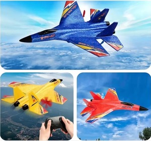 Avión de Espuma RC, Modelo de Avión a Control Remoto, Planeador de 2.4 GHZ, Modelo Air Biperch <span class=keywords><strong>Jet</strong></span> RTF, Avión RC con Giroscopio de 6 Ejes - Product Image 2
