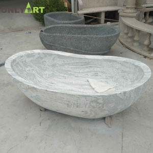 <span class=keywords><strong>Baignoire</strong></span> autoportante en pierre de <span class=keywords><strong>marbre</strong></span> <span class=keywords><strong>noir</strong></span> naturel de haute qualité - Product Image 5